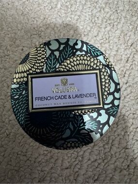 Voluspa French Cade & Lavender Decorative Glass Candle